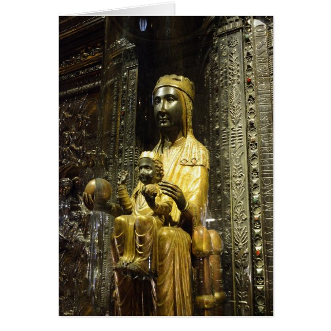 black madonna montserrat card (Front)