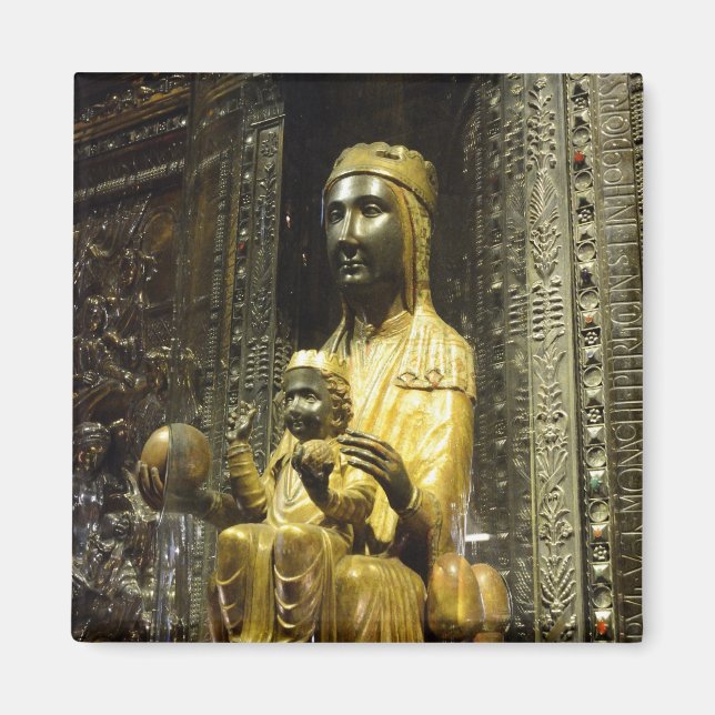 black madonna montserrat magnet (Front)