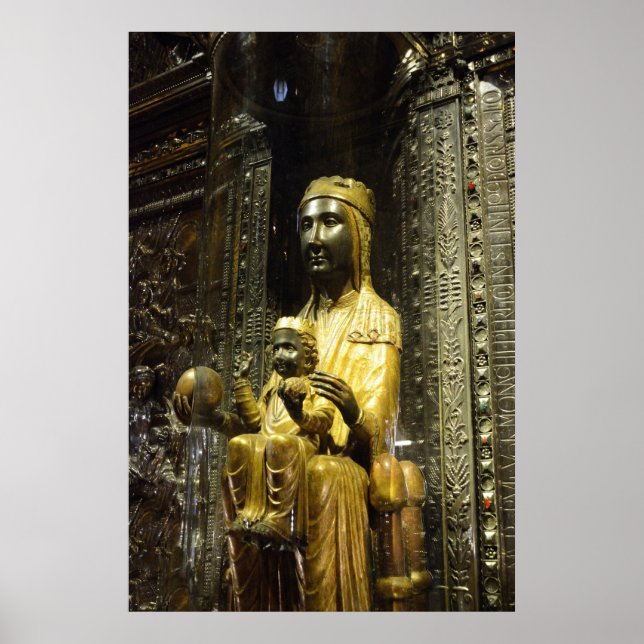black madonna montserrat poster (Front)