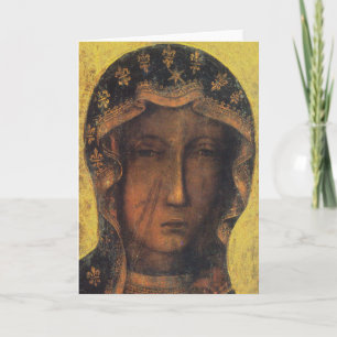 Black Madonna of Czestochowa Greeting Card