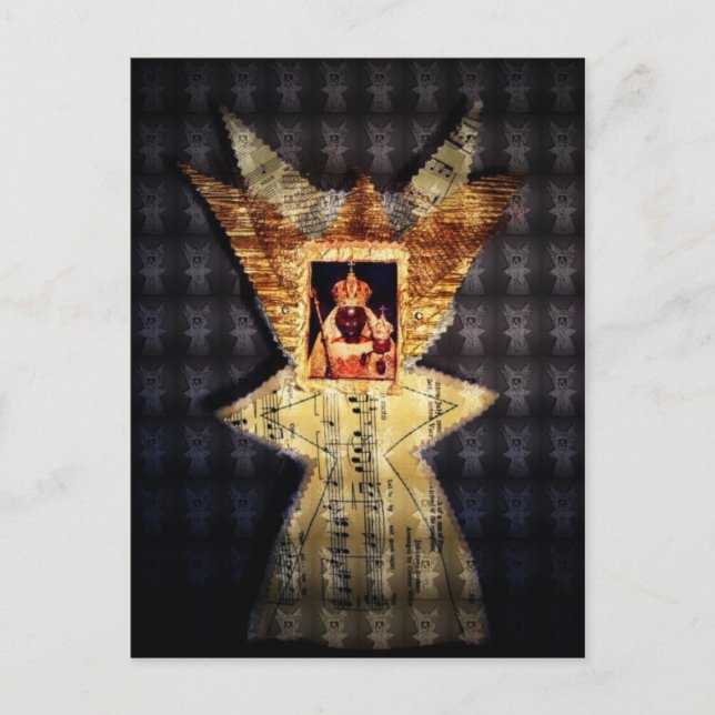 Black Madonna Postcard (Front)