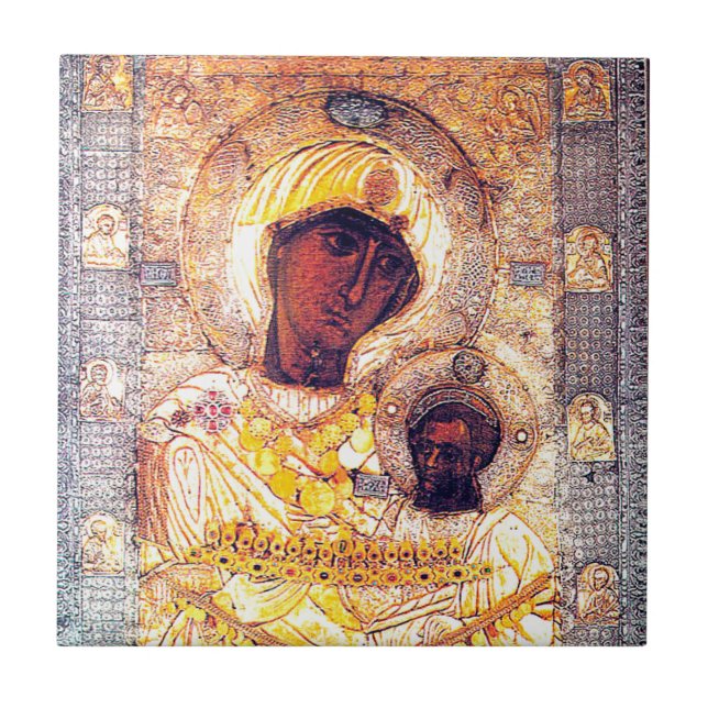Black Madonna Tile (Front)