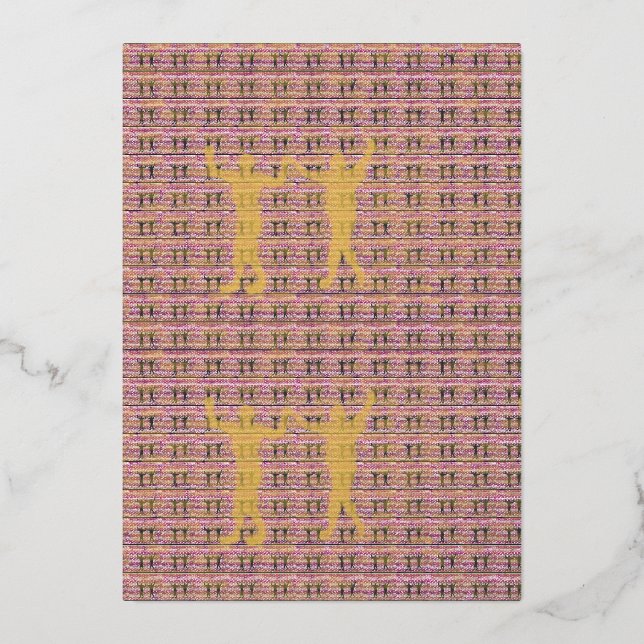 Black Magic Hollyhock by Yeshaya Dank -  (Front)