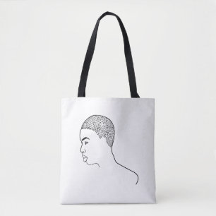 Black Magic Woman Art Tote Bag