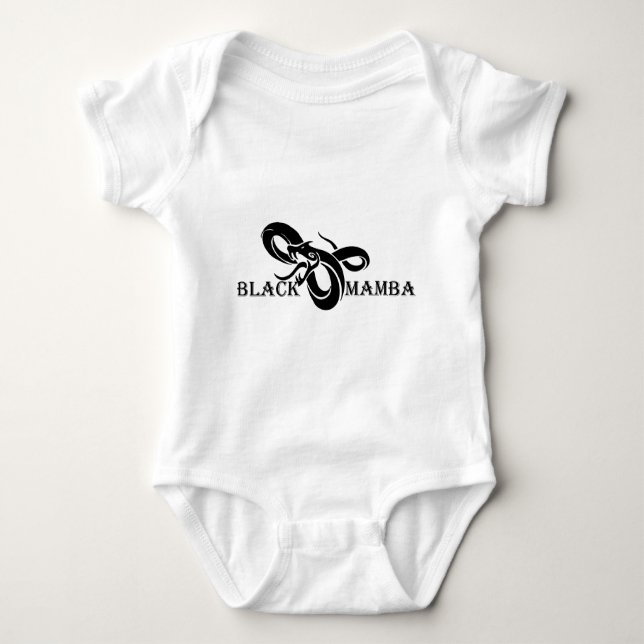 Black Mamba Baby Bodysuit (Front)