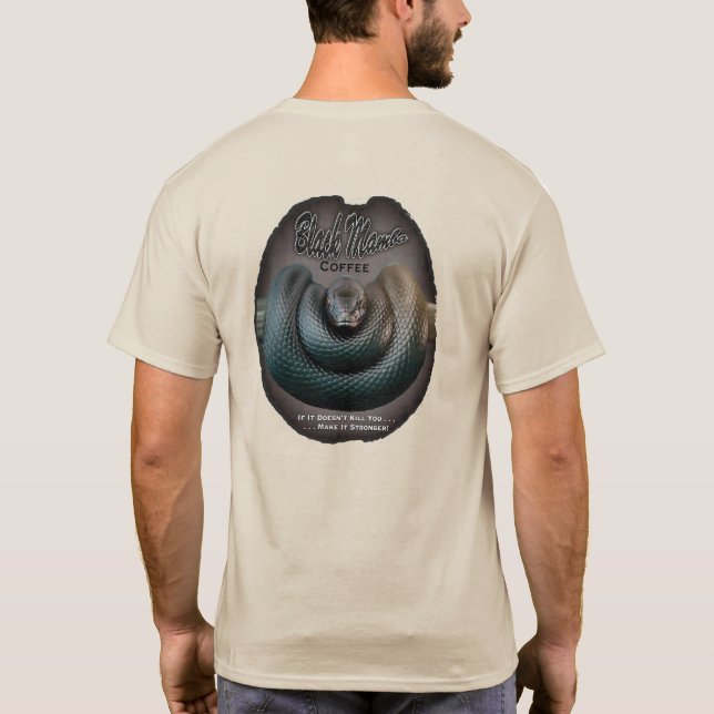 Black Mamba Coffee T Shirt (Back)