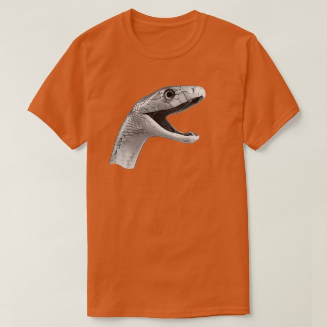 black mamba deadly snake Dendroaspis polylepis  T-Shirt (Design Front)