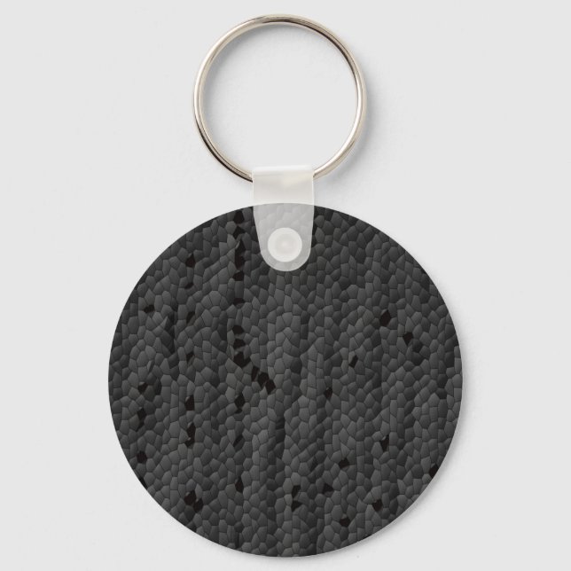 Black Mamba in illustrated,Art Key Ring (Front)