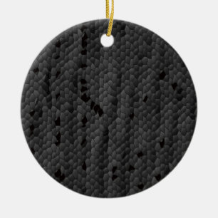 Black Mamba in illustrated,Art Prints, Ceramic Tree Decoration