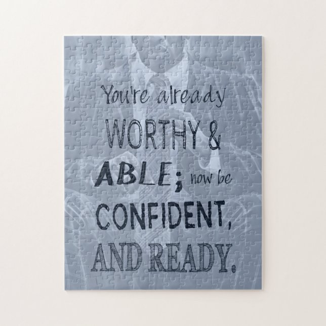Black Man Confidence Jigsaw Puzzle (Vertical)