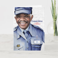 Black Man Postal Mail Carrier Retirement