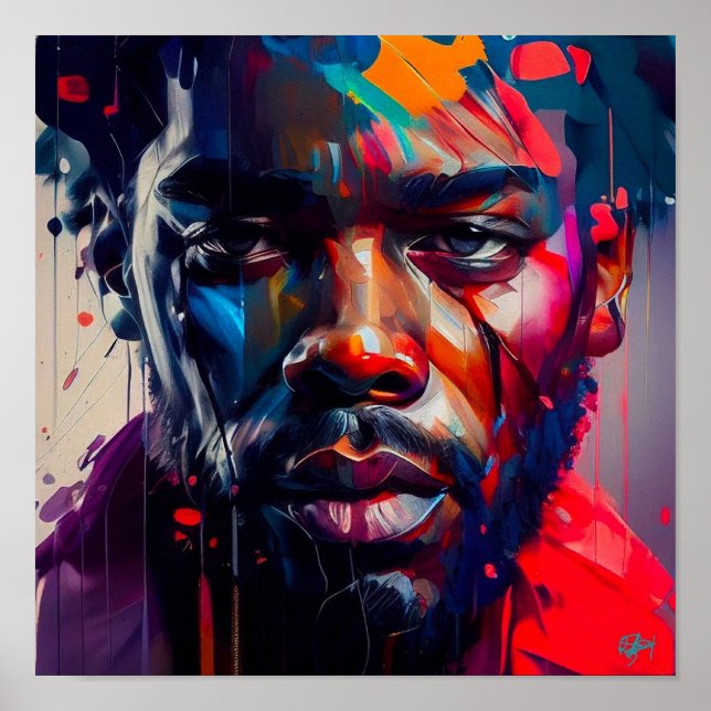 Black man’s challenge poster (Front)