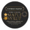 Black Maple Syrup Label with Leaf and Date