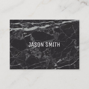 Black Marble Business Card