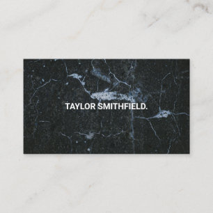 Black Marble Business Card