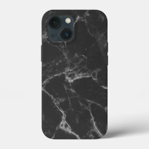 Black Marble iPhone 13 Mini Case