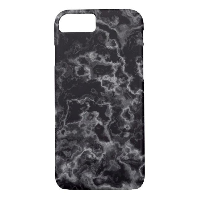 Black Marble Case-Mate iPhone Case (Back)