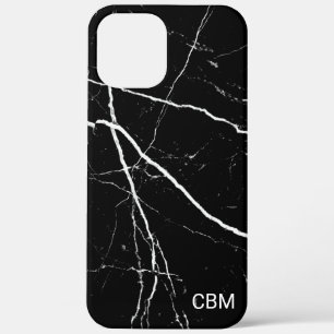 Black Marble iPhone 12 Pro Max Case
