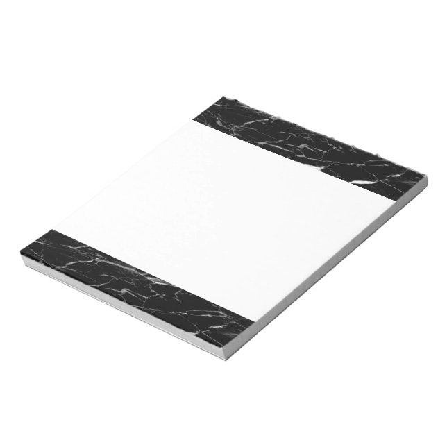 Black Marble Color Notepad (Rotated)