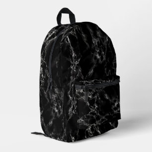 Black Marble Design Backpack