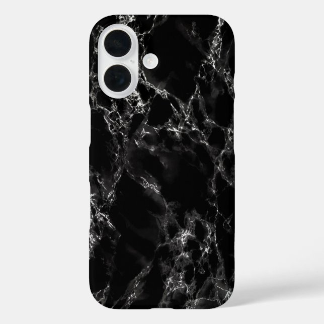 Black Marble iPhone Case (Back)