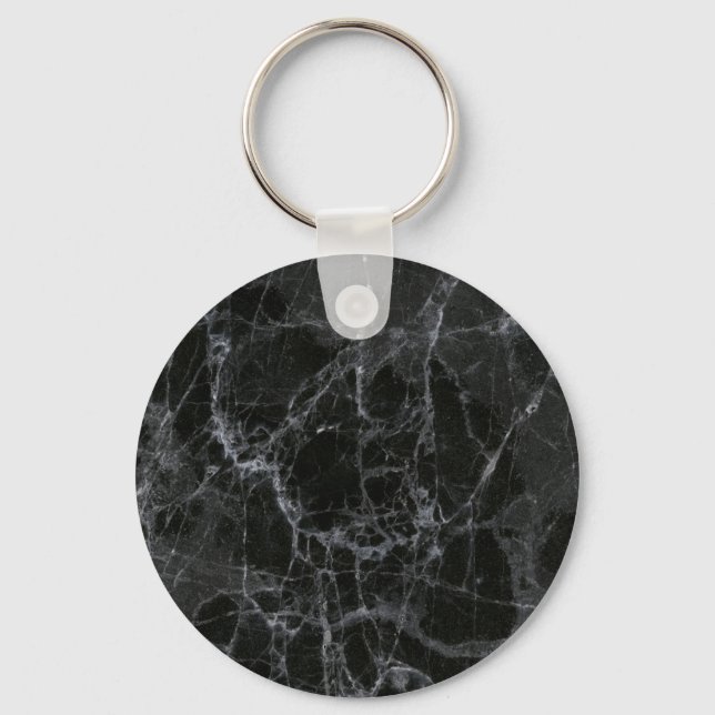 Black marble key ring (Front)
