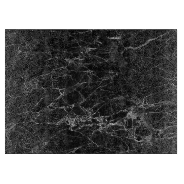 BLACK MARBLE LOOK  CUTTING BOARD (Front)