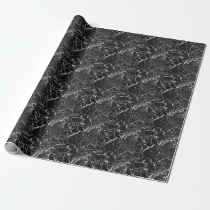 Black marble: natural abstract texture. wrapping paper
