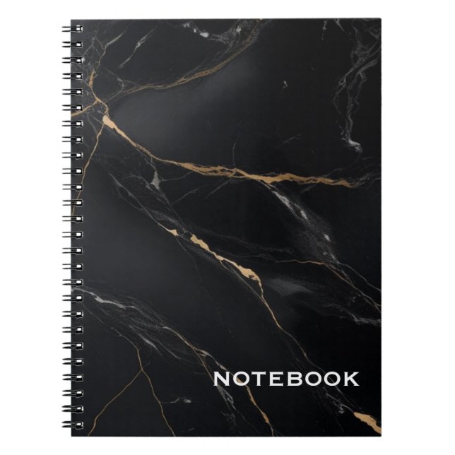 BLACK MARBLE NOTEBOOK (Front)