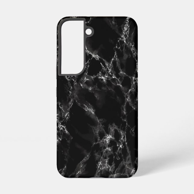 Black Marble Samsung Galaxy Case (Back)