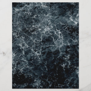 Black Marble Scrapbook Paper