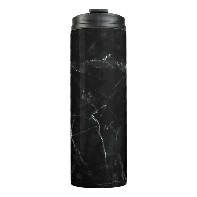 Black Marble Stainless Steel Tumbler (Front)