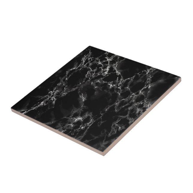 Black Marble Stone Ceramic Tile (Side)