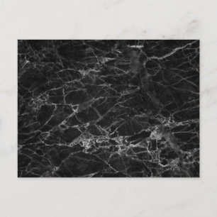 Black Marble Stone Look Postcard