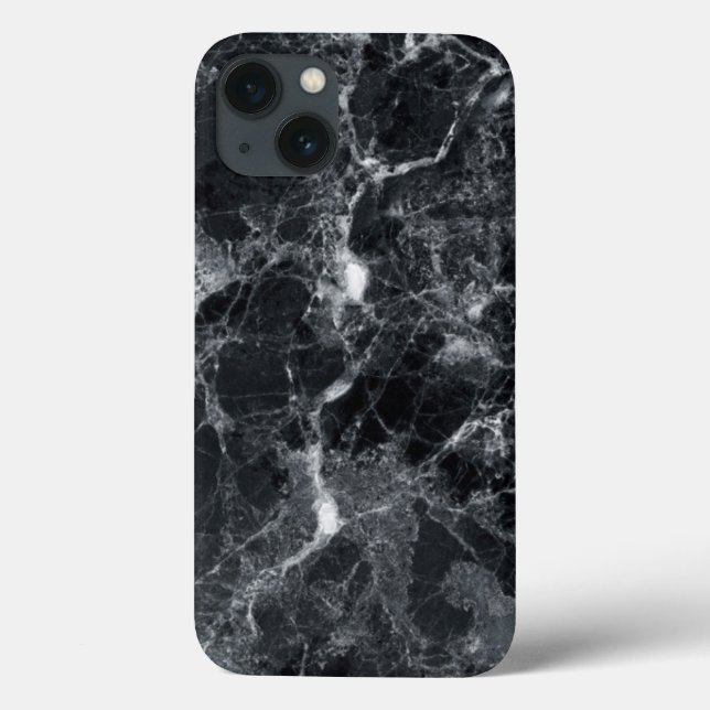 Black Marble Texture Case-Mate iPhone Case (Back)