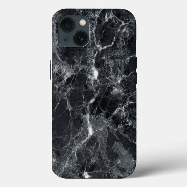 Black Marble Texture Case-Mate iPhone Case (Back)