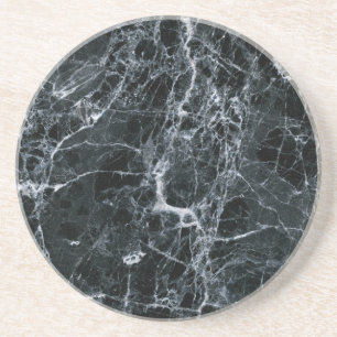 Black Marble Texture Coaster