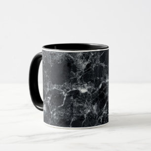 Black Marble Texture Mug