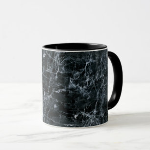 Black Marble Texture Mug