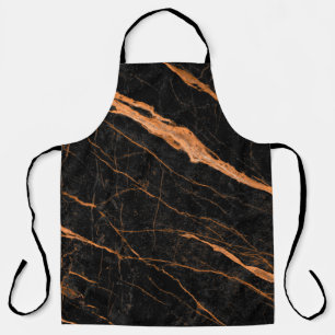 black marble with golden veins, emperador marble n apron