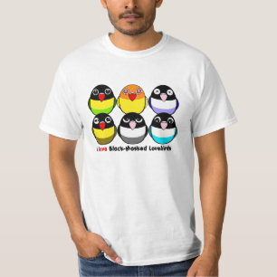Black-masked lovebirds T-Shirt