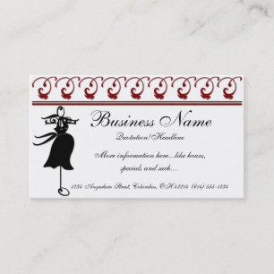 Black Maternity Dress - Boutique Business Cards