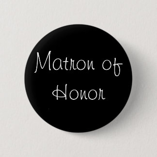 Black Matron of Honour Pin