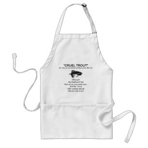 "Black Matuka-Cruel Trout" Apron