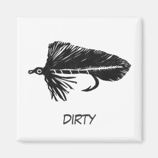 "Black Matuka" Dish Washer Status Magnet