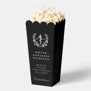 Black MD Asclepius Graduation Favour Box
