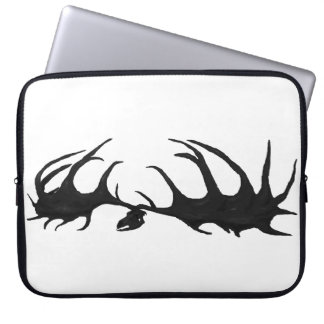 Black Megaloceros Skull Electronics Bag