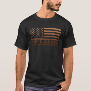 Black Melanin Pride For Women Men Afro Queens King T-Shirt