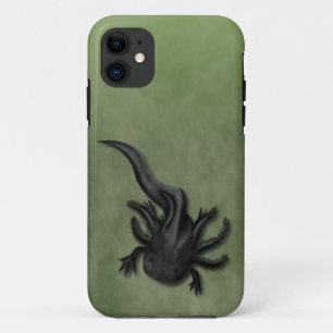 Black Melanoid Axolotl Art Case-Mate iPhone Case