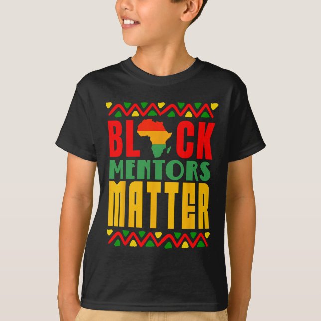 Black Mentors Problem Black History Month For Men  T-Shirt (Front)